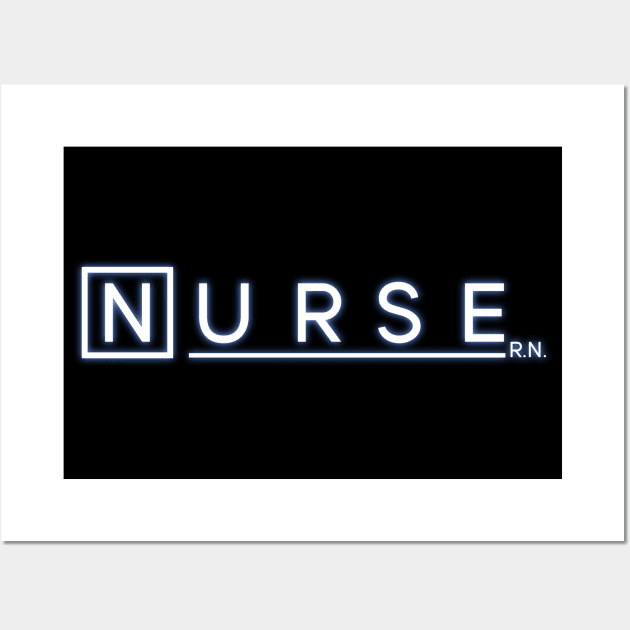 Nurse R.N. Wall Art by midwifesmarket